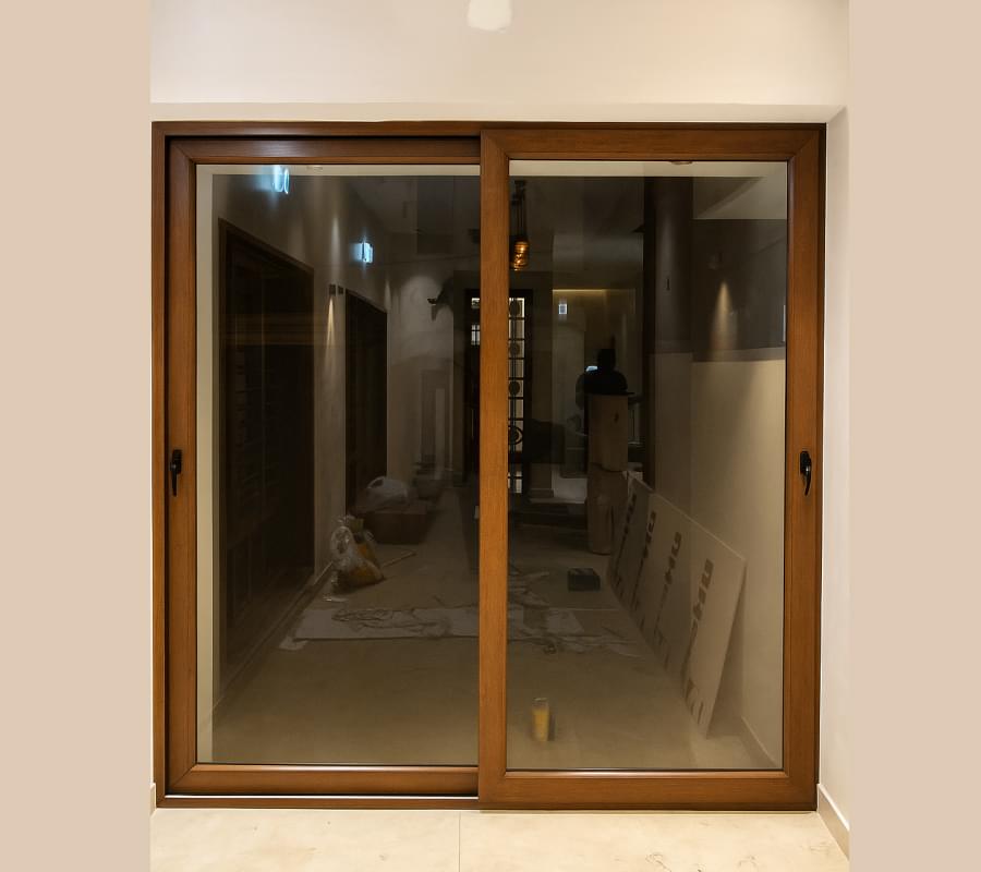 Sliding doors 2 tarck 2 shutter espage handle one side - Image 3